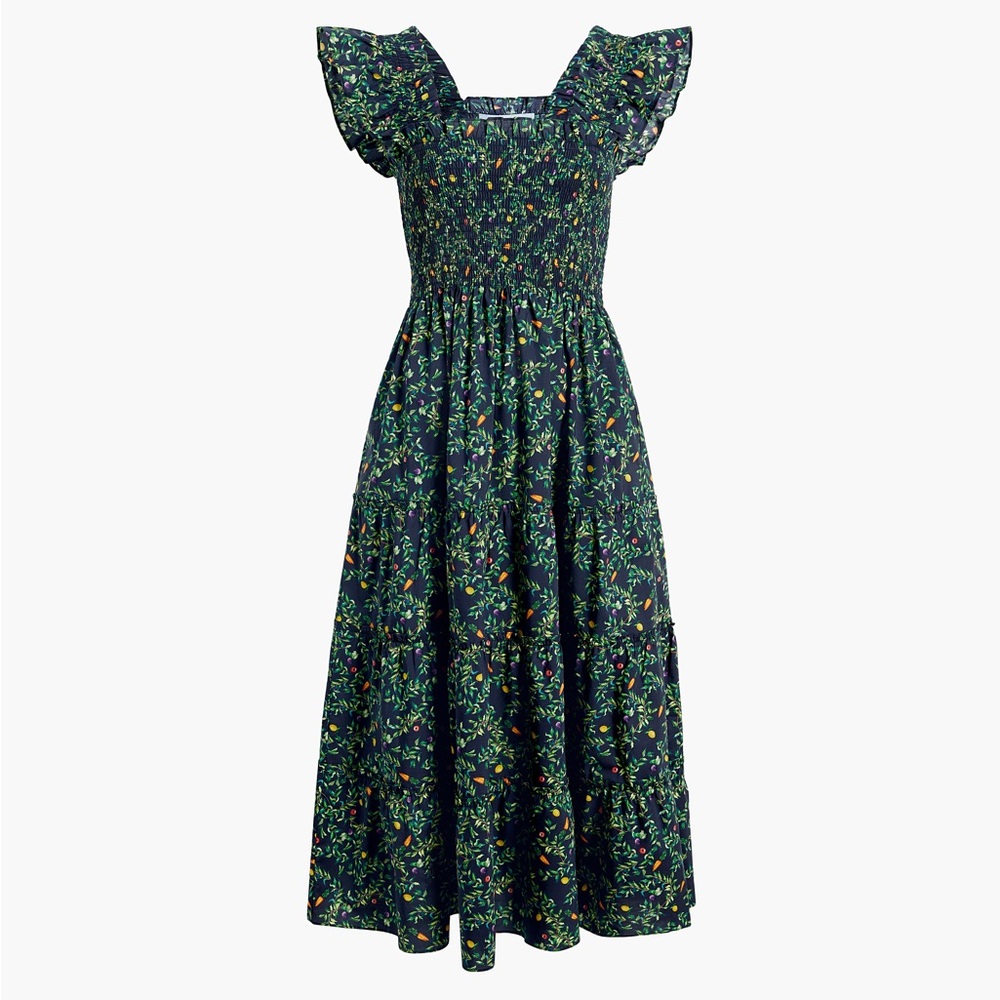 Hill House Ellie Nap Dress in Midnight Garden
